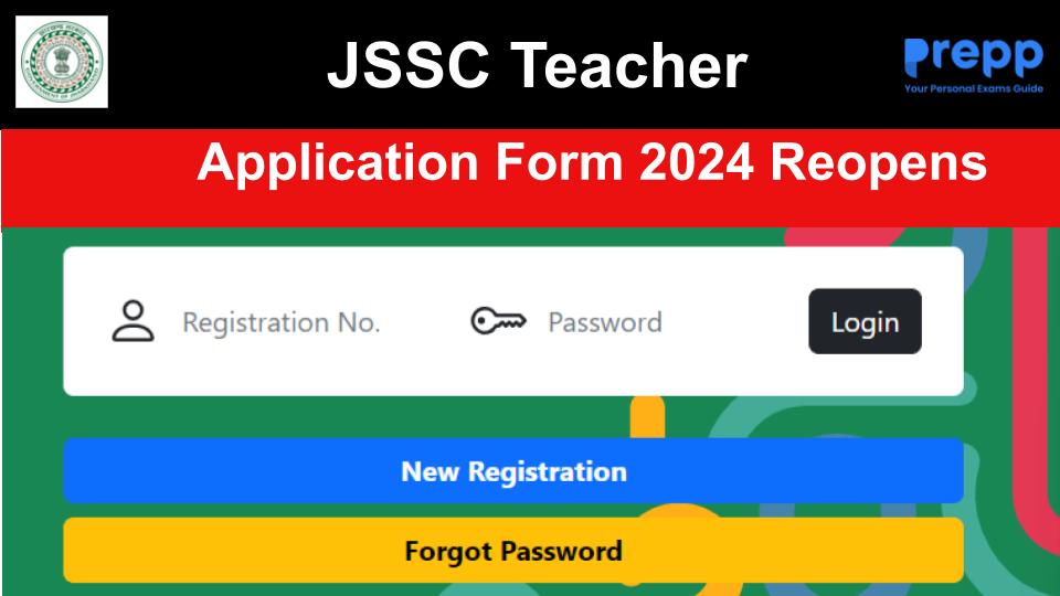 JSSC Teacher Application Form 2024 Reopens: Apply Online at jssc.nic.in