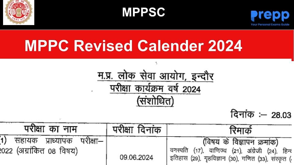 Mppsc Calendar 2025 Pdf Download 