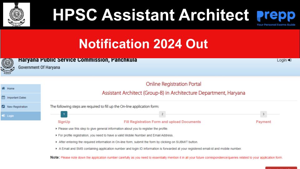 HPSC Assistant Architect 2024 Notification Released; Apply Online at ...