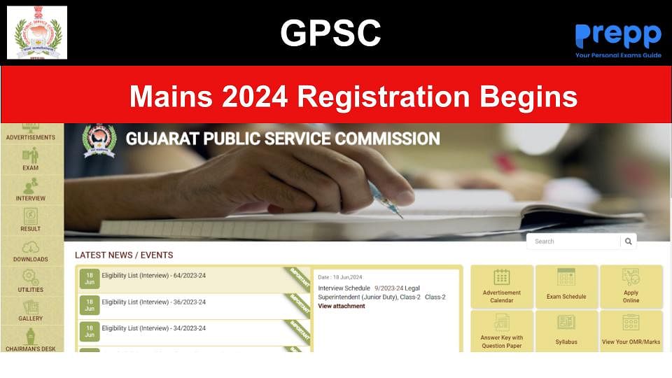 GPSC GAS Mains 2024 Detailed Registration Live: Direct Link to Apply ...