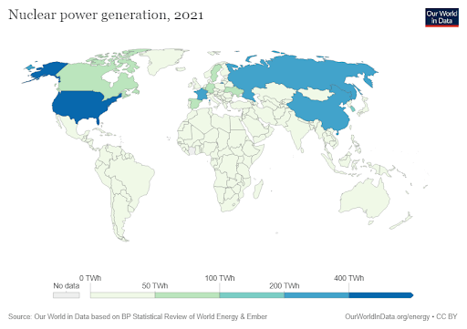 Nuclear Energy Resources on Earth