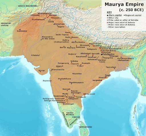 Mauryan Dynasty 322 BCE-185 BCE