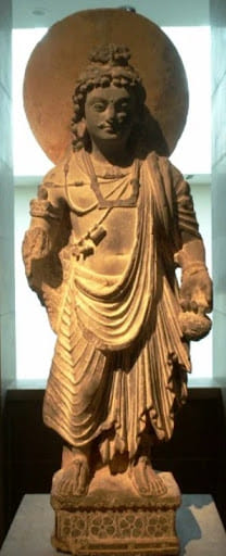 Maitreya- Gandhara Greco-Buddhist art