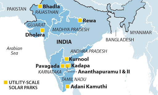 Major Solar Power Park in India
