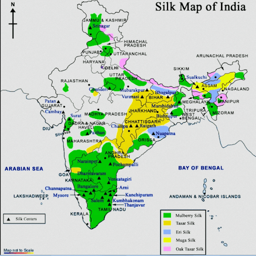 Silk Industries in India