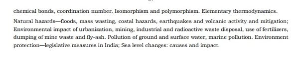 UPSC Geology Optional Paper II Syllabus-3
