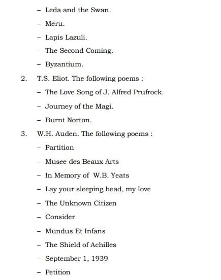 UPSC English Literature Syllabus- English Literature Optional Syllabus Paper-II 2