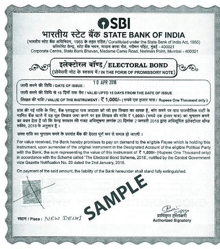Electoral bonds