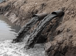 untreated sewage