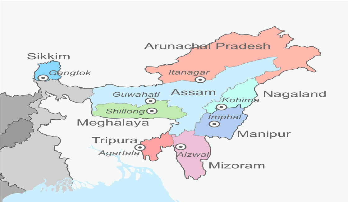 North-Eastern Council (NEC): 8 States