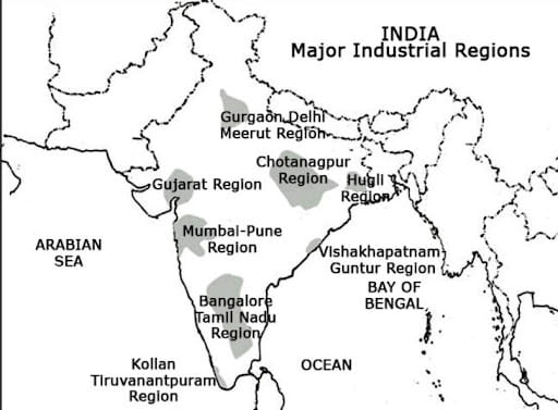 Major Industrial Regions