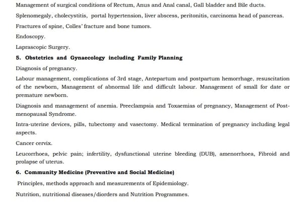  UPSC Medical Science Syllabus- Paper -II 3