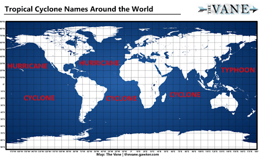 Local Names of Cyclones Around the World
