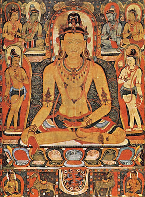 Celestial Buddha and Bodhisattvas