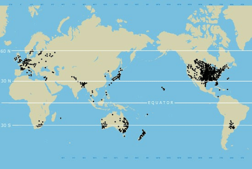 Distribution of Tornadoes