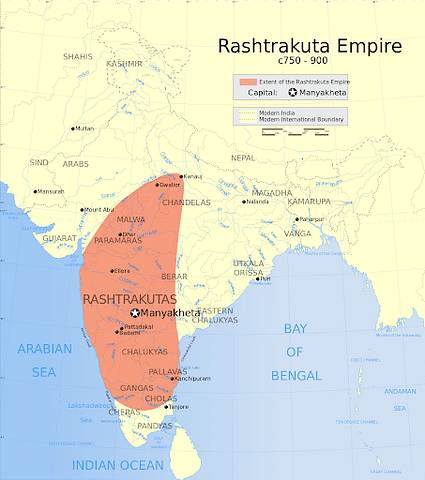 Region of Rashtrakuta Dynasty