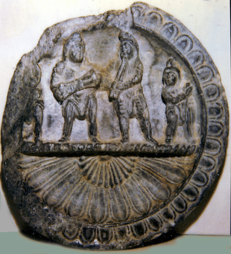 Gandhara stone palette