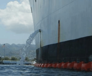 Unloading of Ballast Water in Ships