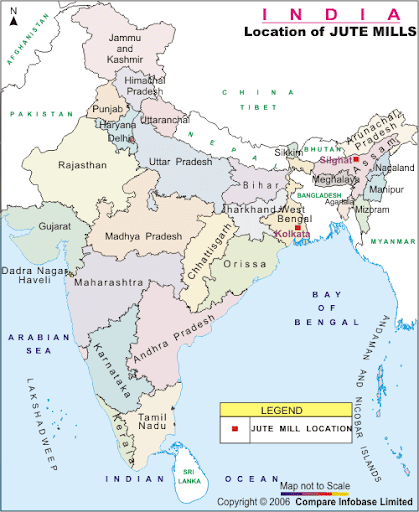 Location of Jute Mill