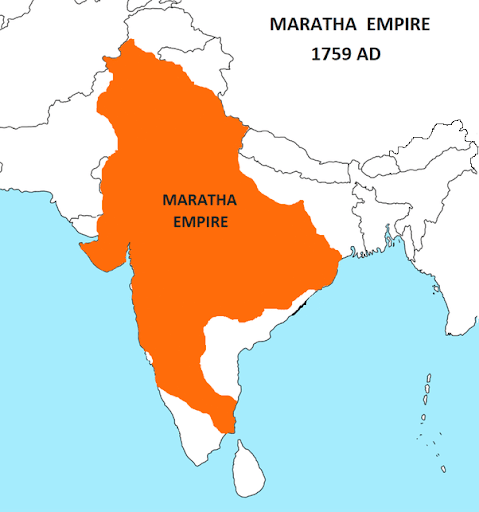 Geographical Extent of Marathas