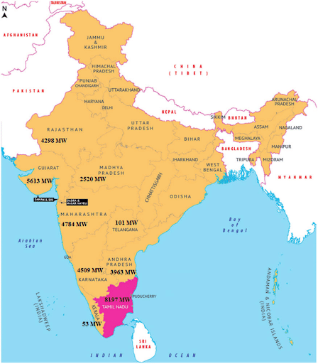 Wind Power Potential of Indian States