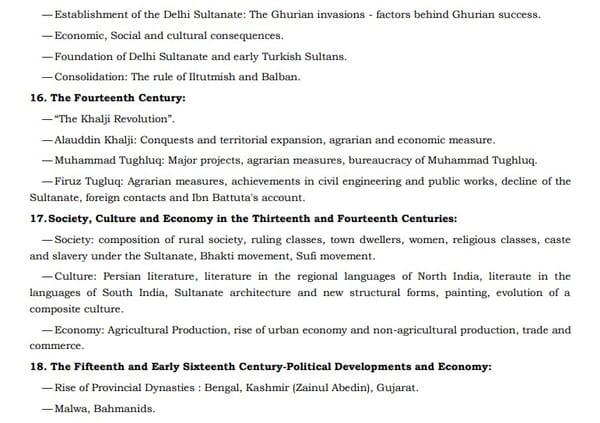 UPSC History Syllabus- IAS History Optional Paper I-1\5