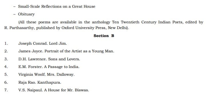 UPSC English Literature Syllabus- English Literature Optional Syllabus Paper-II 4