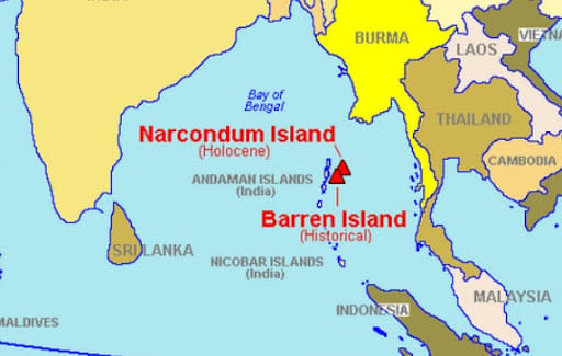 Barren and Narcondam islands