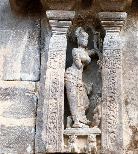 A relief at Virupaksha Temple