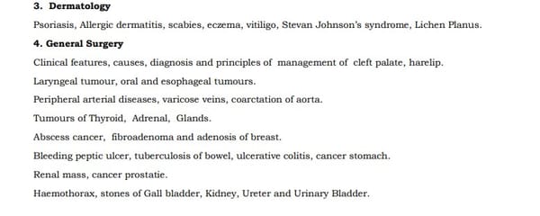  UPSC Medical Science Syllabus- Paper -II 2
