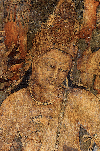 Painting of Padmapani Cave 1 in Ajanta