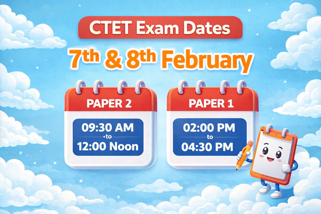 CTET Exam dates