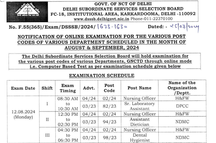 DSSSB Admit Card 2024 Out - Check Exam Date, Exam Pattern & Syllabus ...