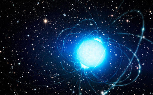 Illustration of a Magnetar