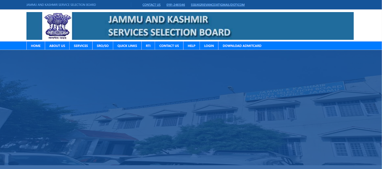 JKSSB Website