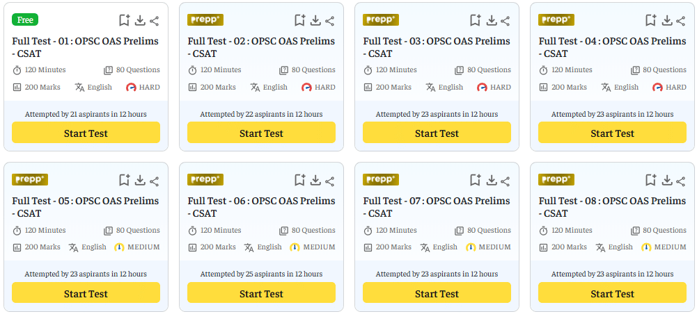 OPSC CSAT Test Series