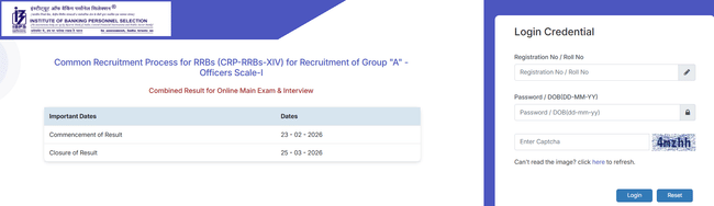 IBPS RRB PO Final Result 2026