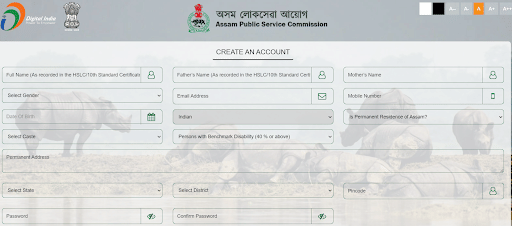 Regiter for APSC
