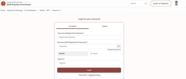 SSC Login