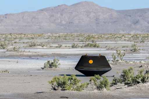Sample return capsule from NASA's OSIRIS-REx Mission
