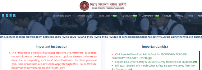 bihar stet