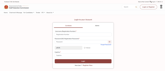 SSC Stenographer Admit Card 2025