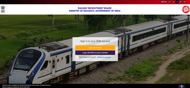 Apply online for RRB Paramedical 2025