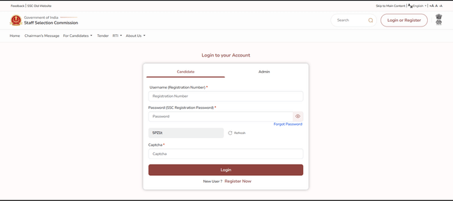 SSC CPO Application Link
