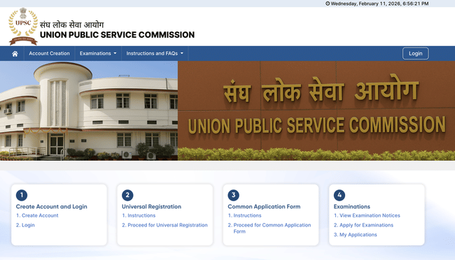 UPSC CSE Apply Online 2026