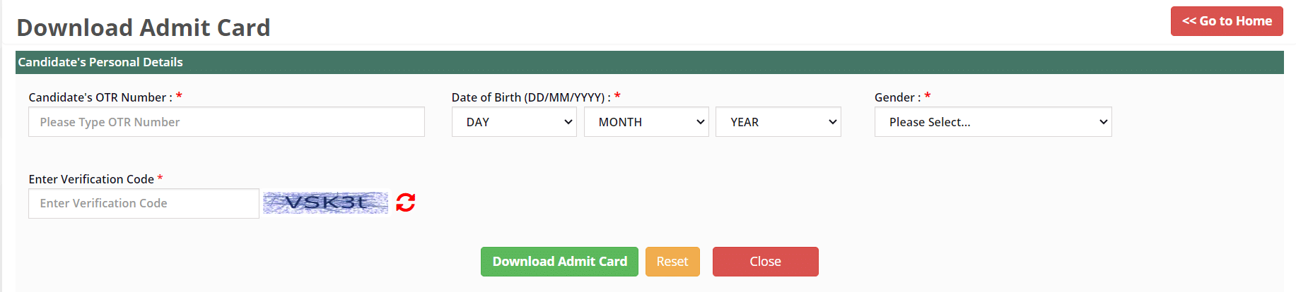 UPPSC Admit Card