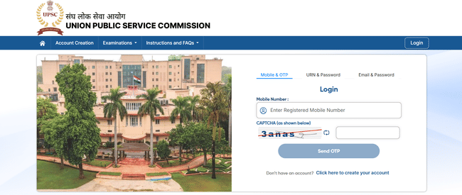 UPSC IFoS Apply Online