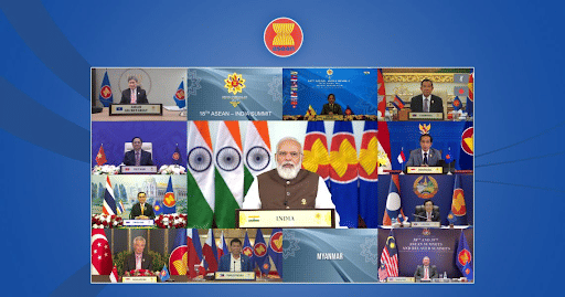 18th ASEAN-India Summit - via video conference on 28 October 2021