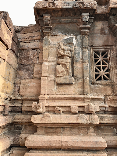 Vishnu avatar Varaha relief on the wall of Sangameswara Shaiva temple