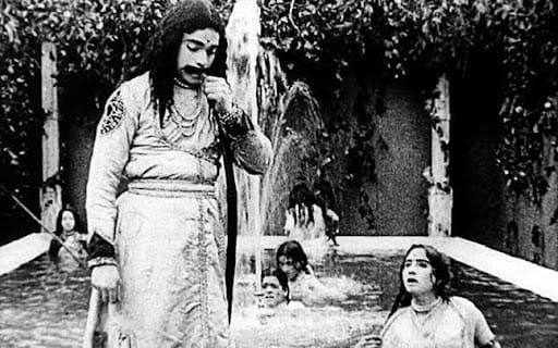 Scene from the Movie Raja Harischandra